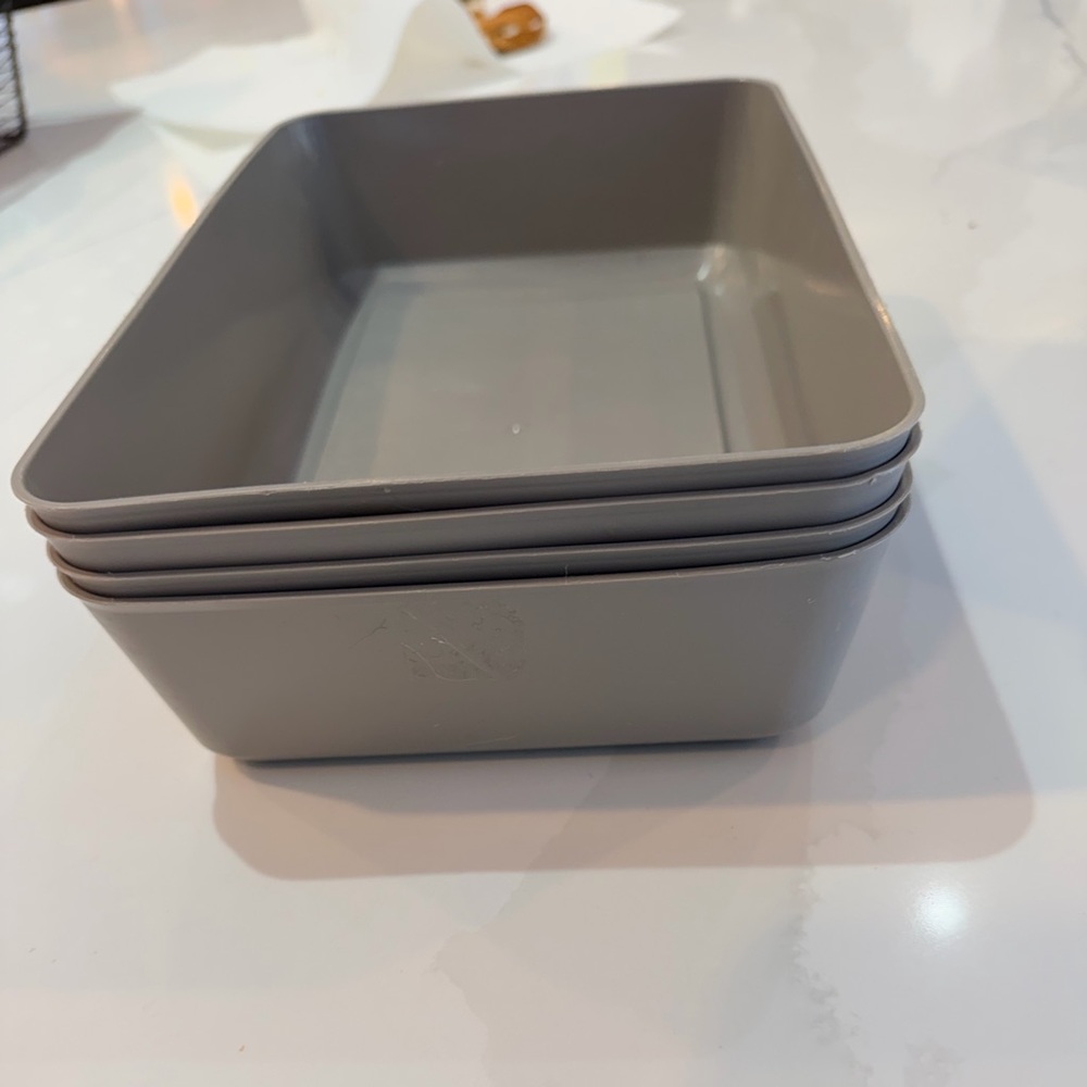 Set of 4 drawer organizers from
Target